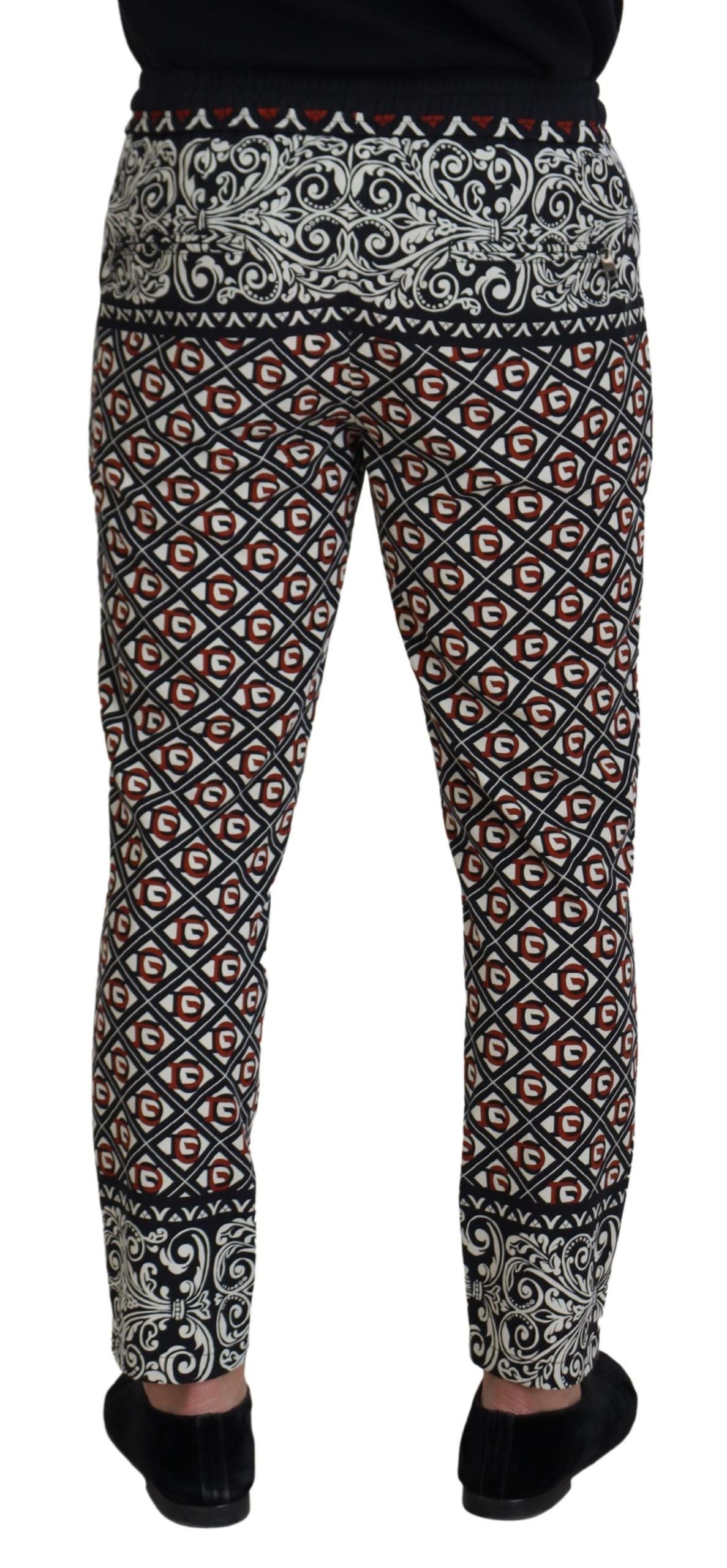 Dolce & Gabbana Elegant Multicolor Jogging Trousers IT48 / M