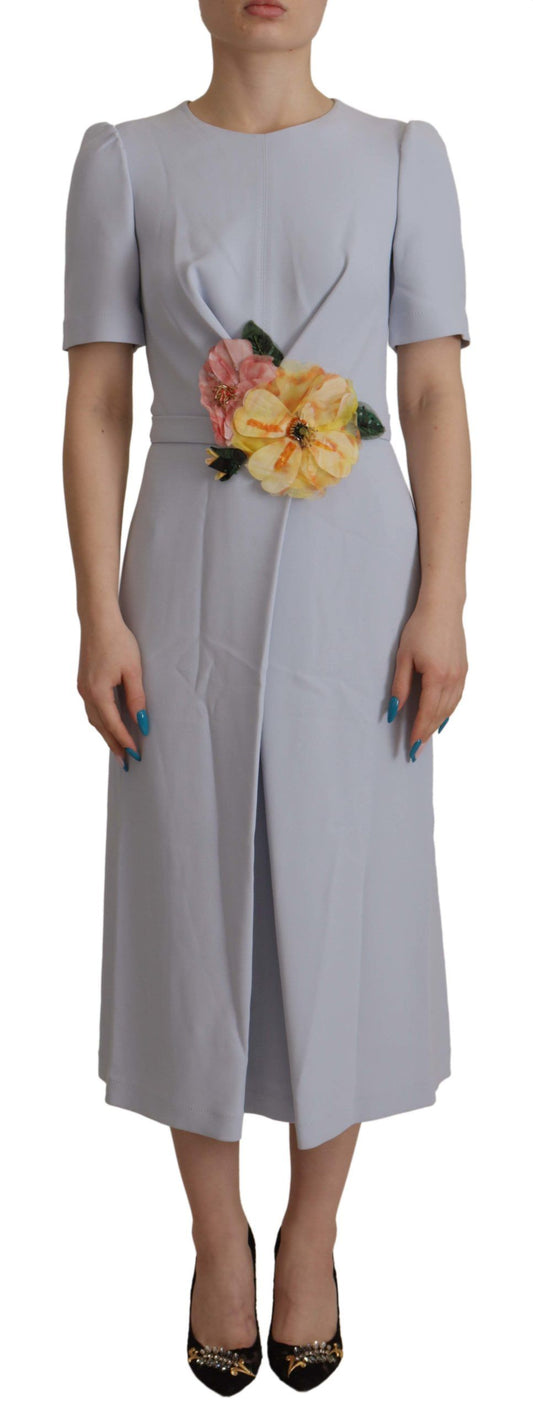 Dolce & Gabbana Elegant Light Blue A-line Dress IT38 / XS