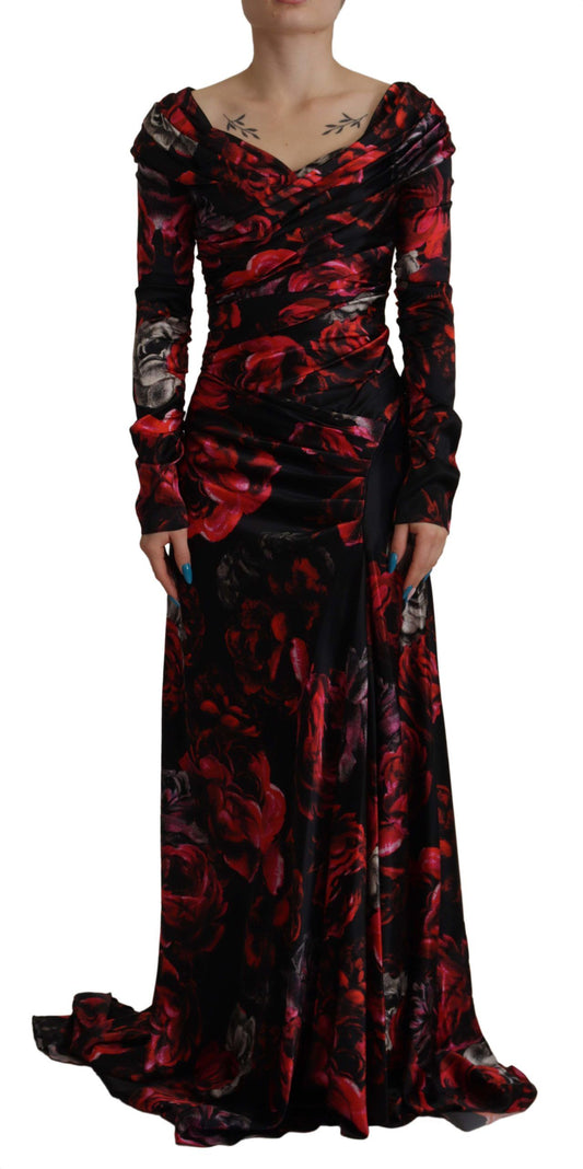 Dolce & Gabbana Elegant Floral A-Line Sheath Dress IT36 / XXS