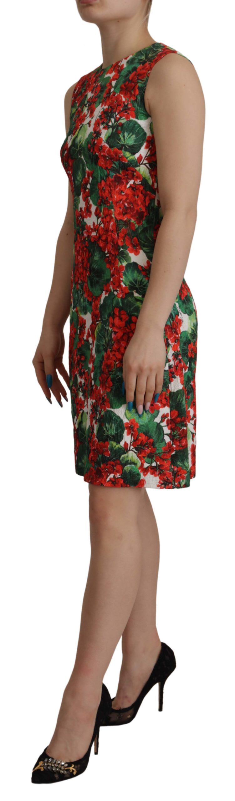 Dolce & Gabbana Multicolor Floral A-Line Dress IT36 / XXS