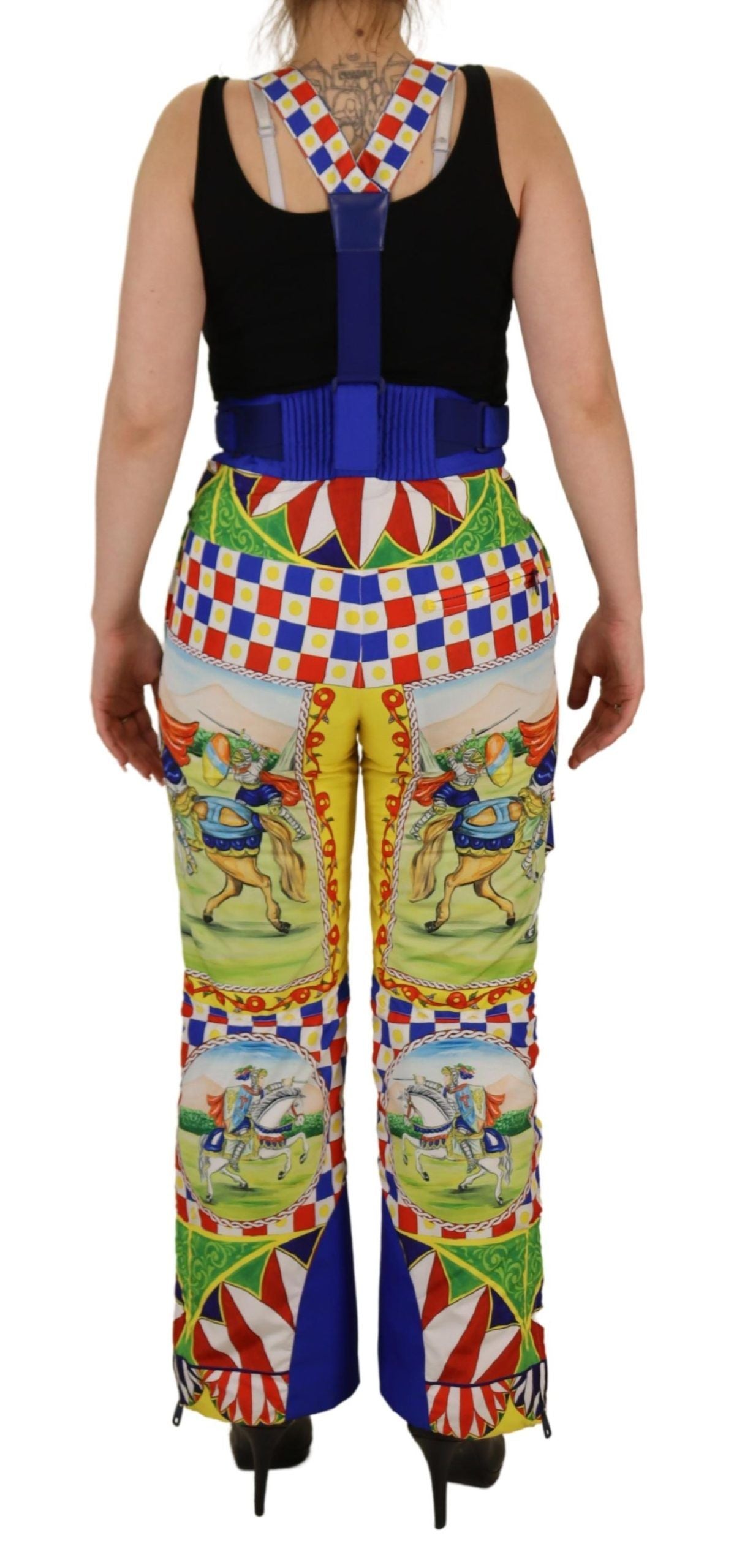 Dolce & Gabbana Multicolor High Waist Snow Pants IT40 | S