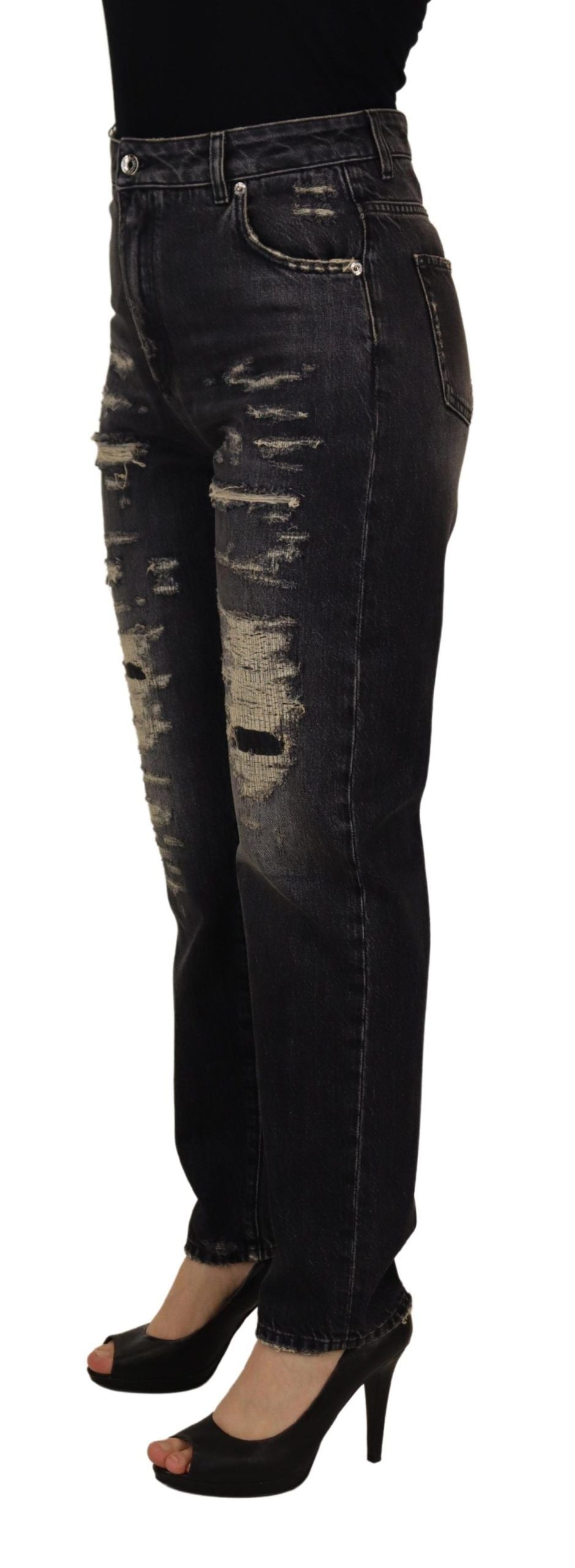 Dolce & Gabbana Elegant High Waist Skinny Jeans IT40 | S