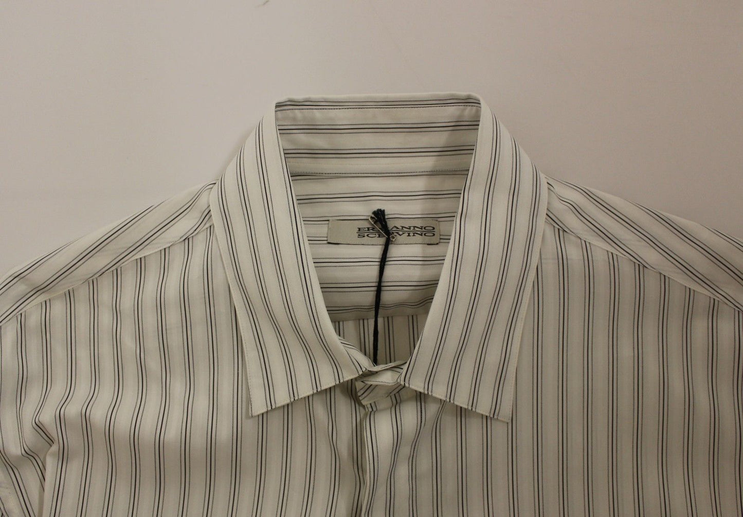 Ermanno Scervino Elegant Striped Cotton Casual Shirt IT54 | XL