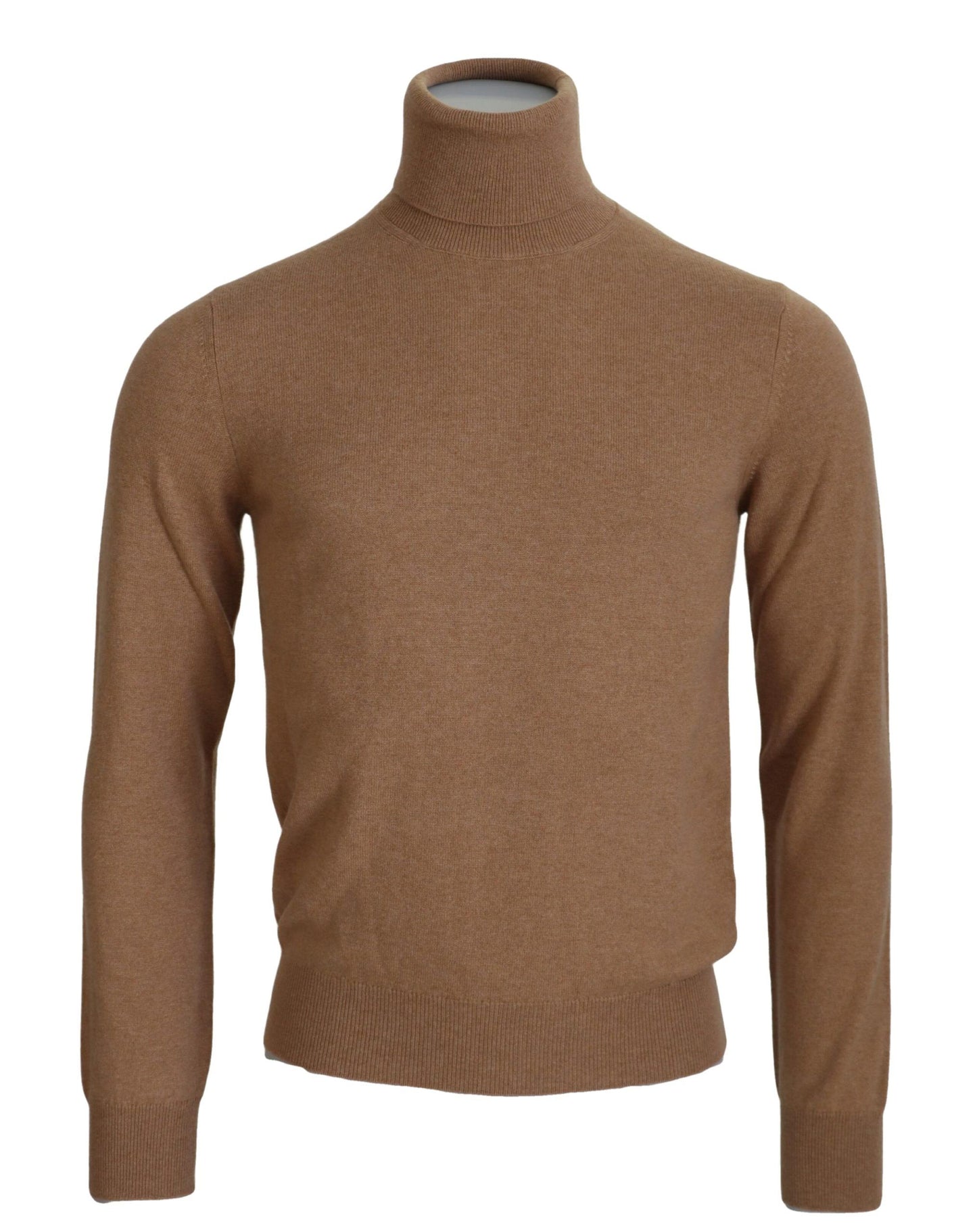 Dolce & Gabbana Beige Cashmere Turtleneck Pullover Sweater IT46 / S