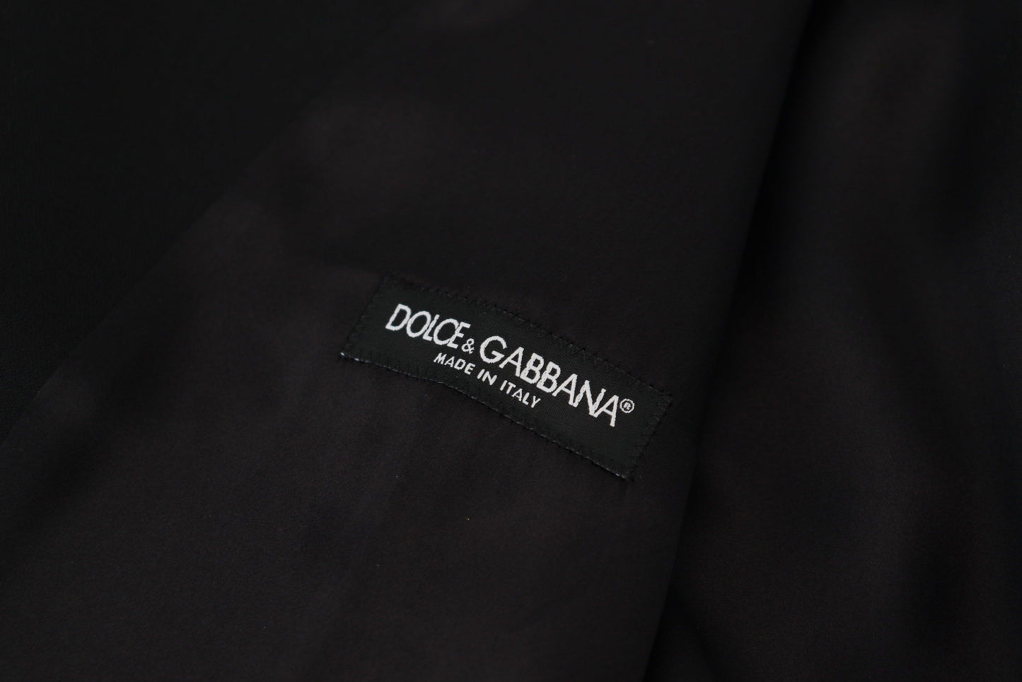 Dolce & Gabbana Elegant Black Single-Breasted Dress Vest IT50 / L