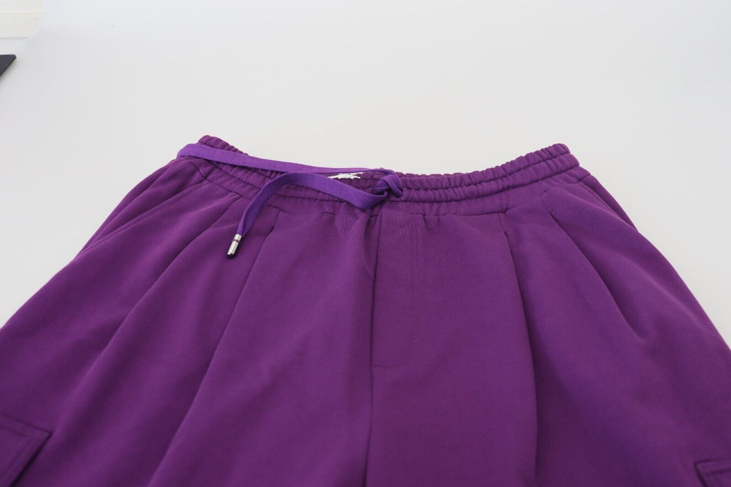 Dolce & Gabbana Elegant Purple Cotton Cargo Sweatpants IT52 / L