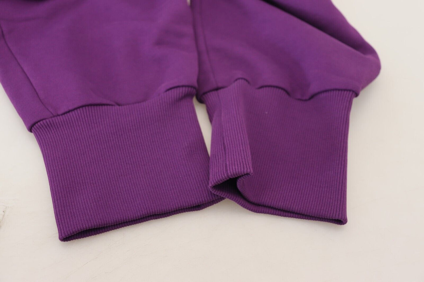 Dolce & Gabbana Elegant Purple Cotton Cargo Sweatpants IT52 / L