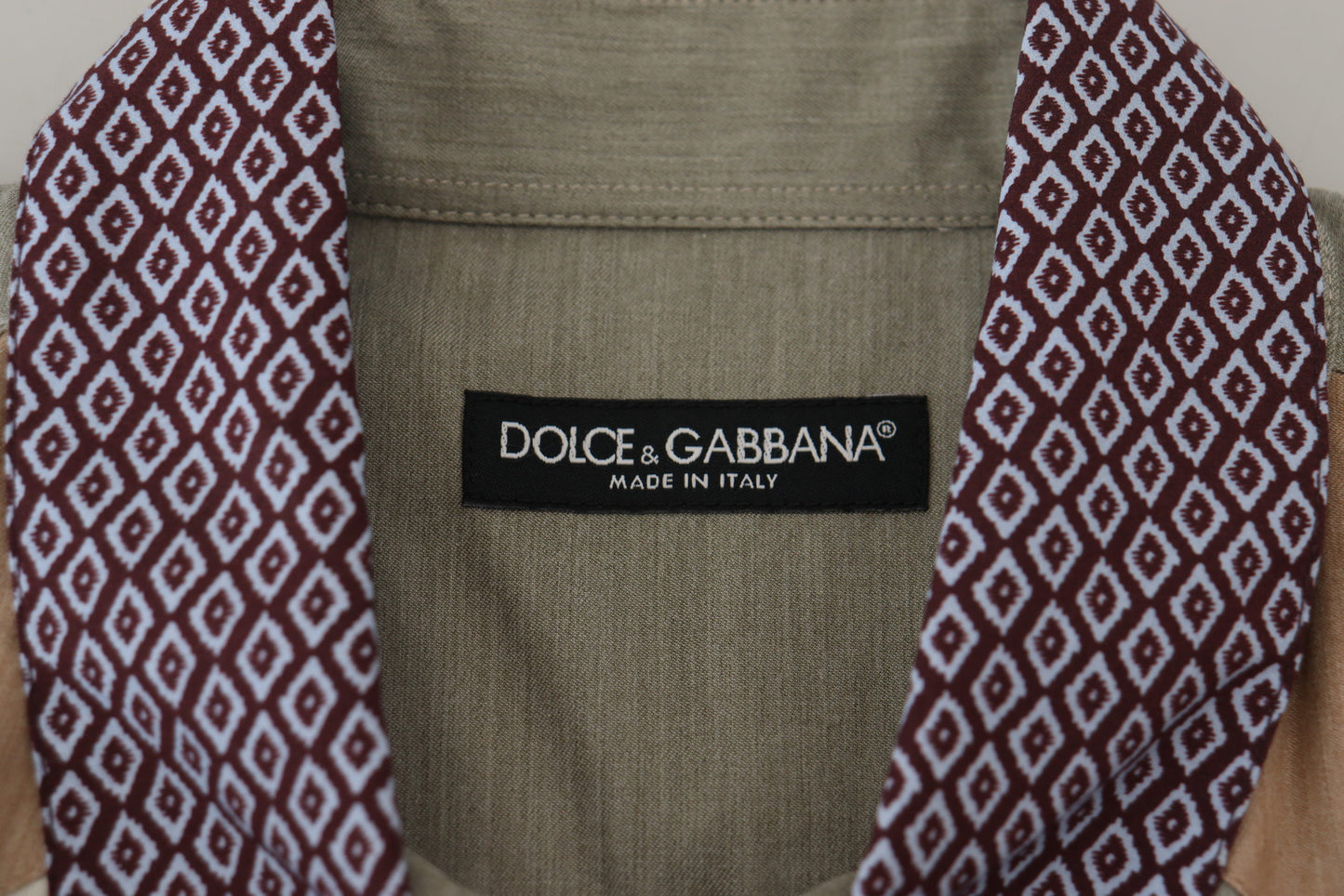 Dolce & Gabbana Elegant Multicolor Slim Fit Casual Shirt IT37 / XS