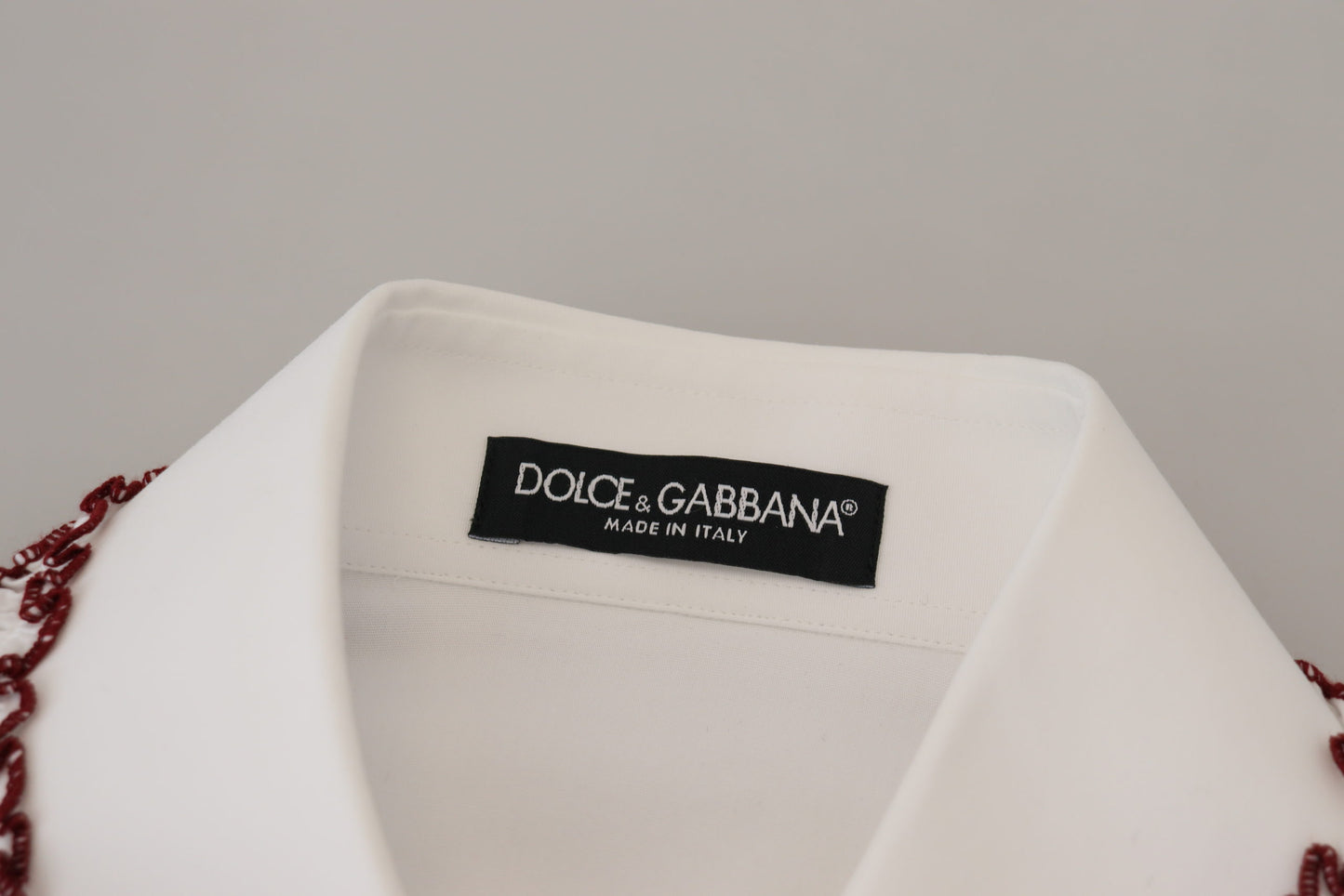 Dolce & Gabbana Elegant White Cotton Polo Top IT38 / XS