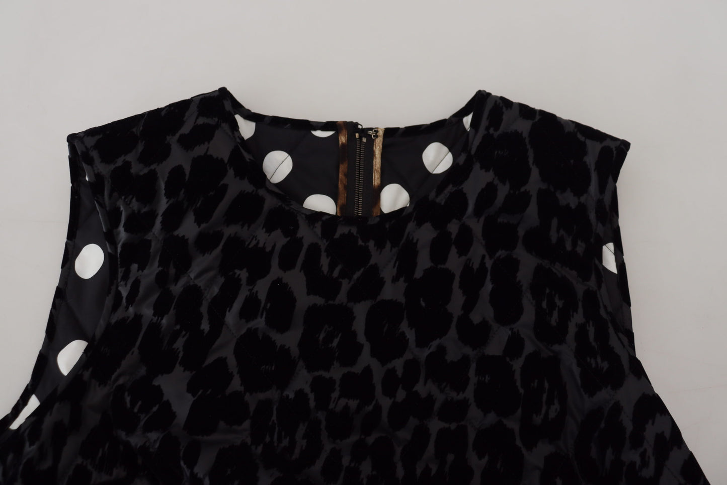 Dolce & Gabbana Elegant Leopard Pattern Mini Shift Dress IT40 | S