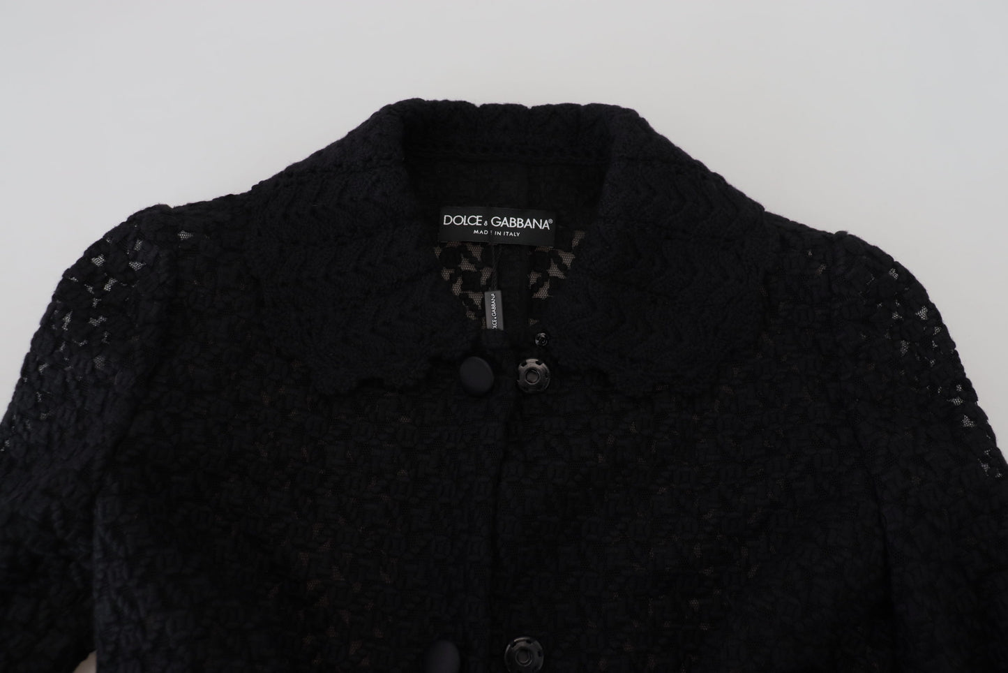 Dolce & Gabbana Classic Button Down Knitted Long Jacket IT40 / S