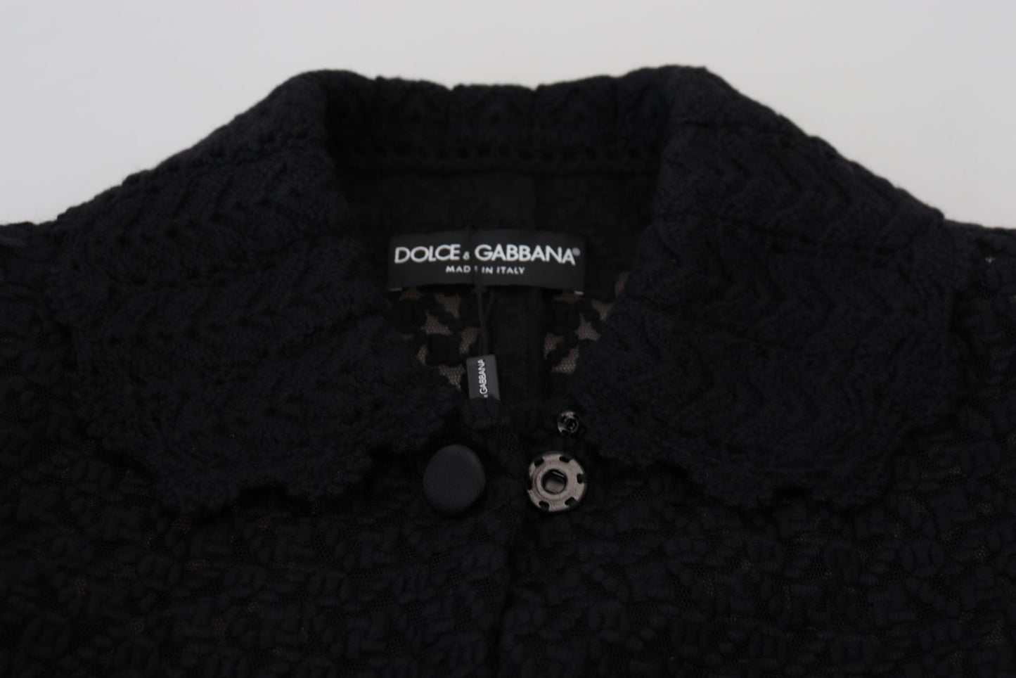 Dolce & Gabbana Classic Button Down Knitted Long Jacket IT40 / S