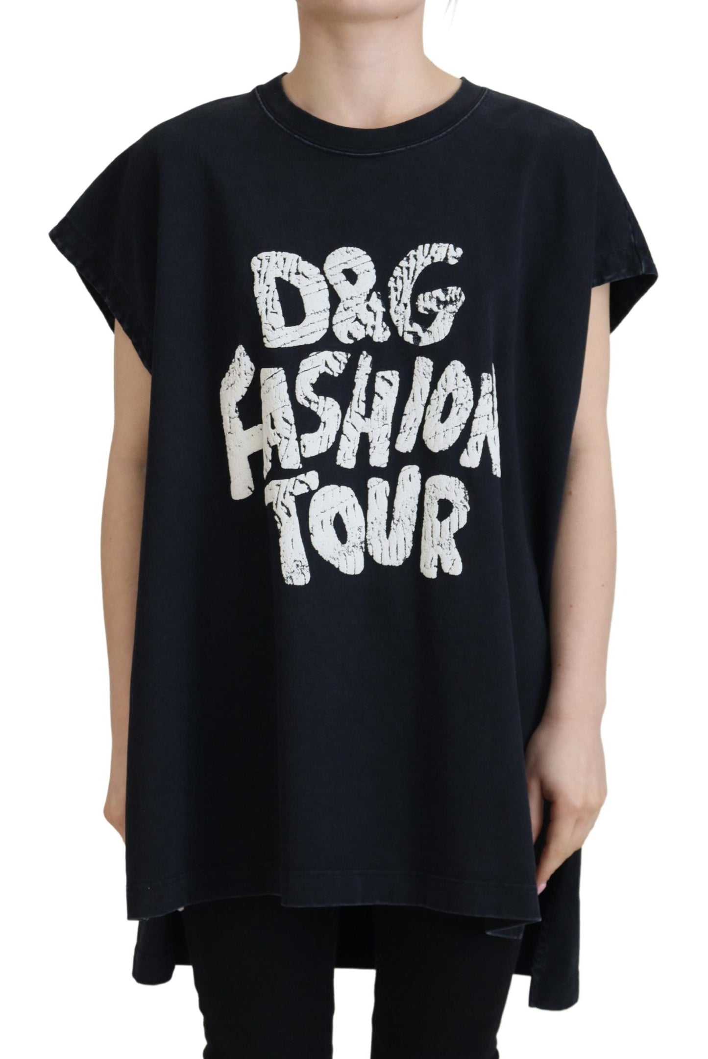 Dolce & Gabbana Elegant Cotton Round Neck Tee with Print IT40 | S