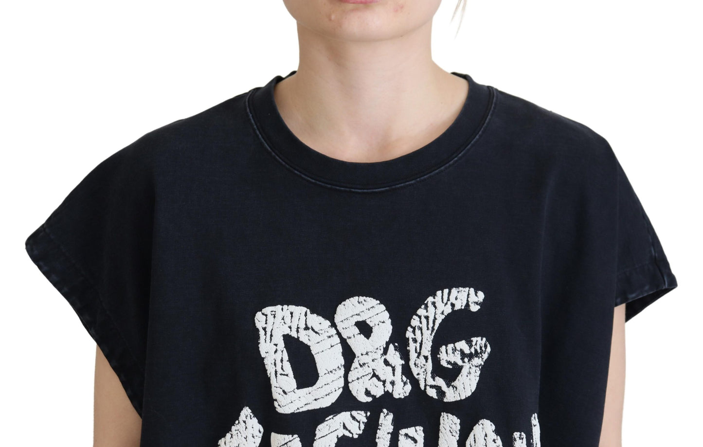 Dolce & Gabbana Elegant Cotton Round Neck Tee with Print IT40 | S