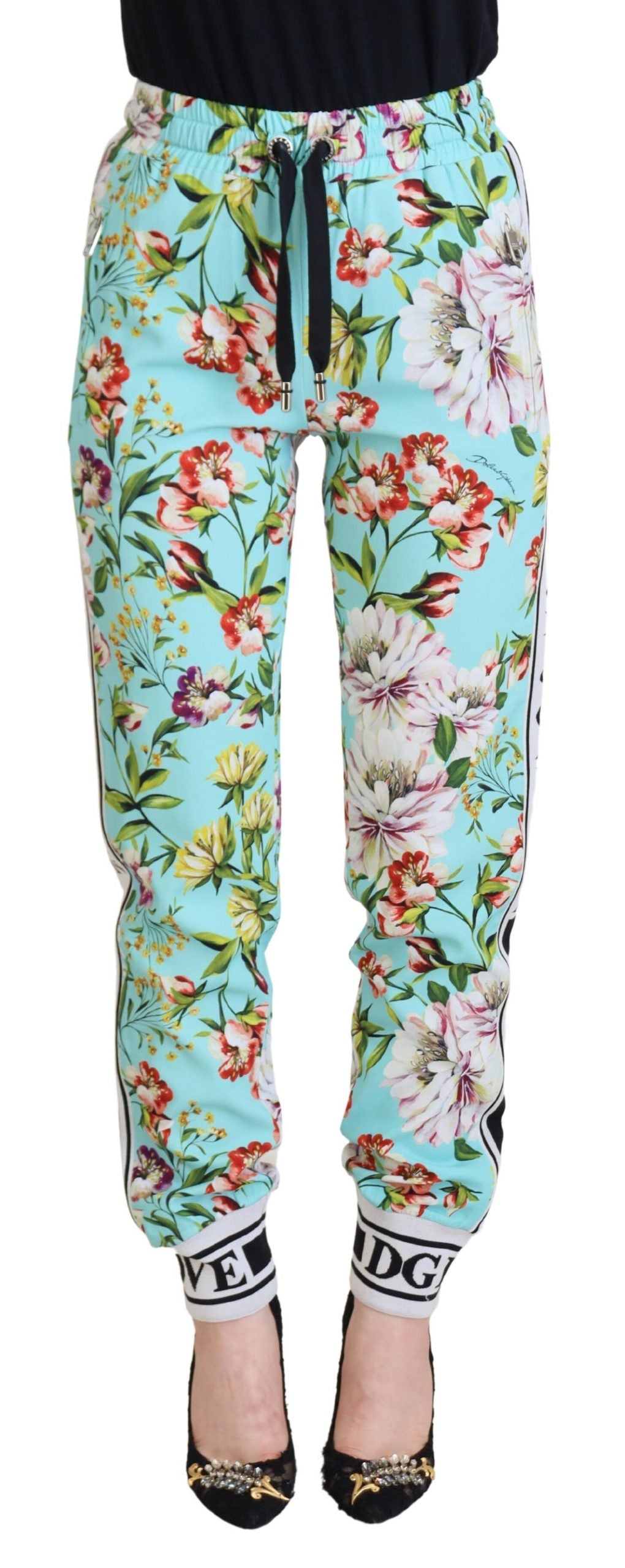 Dolce & Gabbana Elegant Multicolor Viscose Pants IT36 / XXS