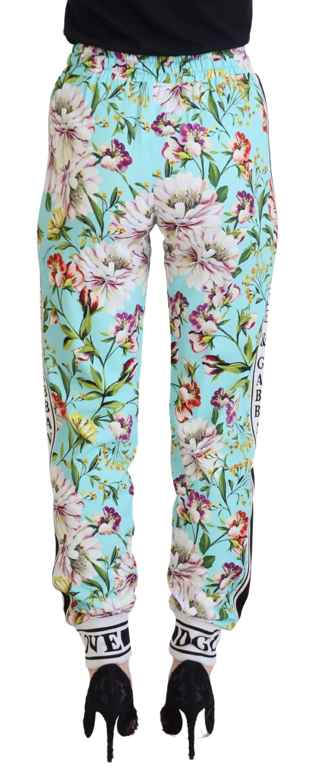 Dolce & Gabbana Elegant Multicolor Viscose Pants IT36 / XXS