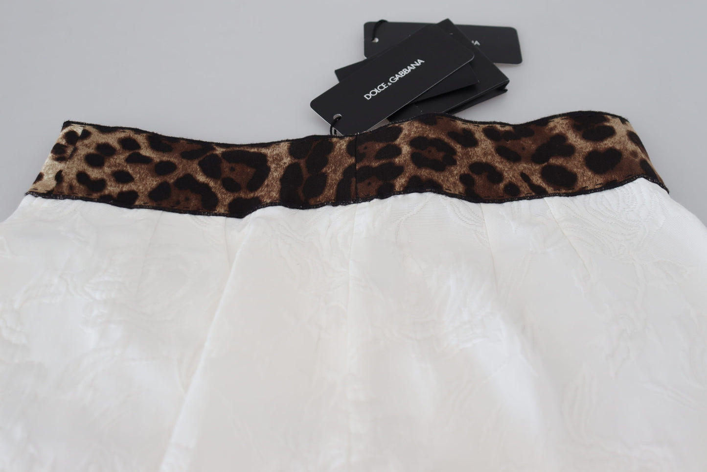 Dolce & Gabbana Elegant Leopard Print Pants for Sophisticated Style IT36 / XXS