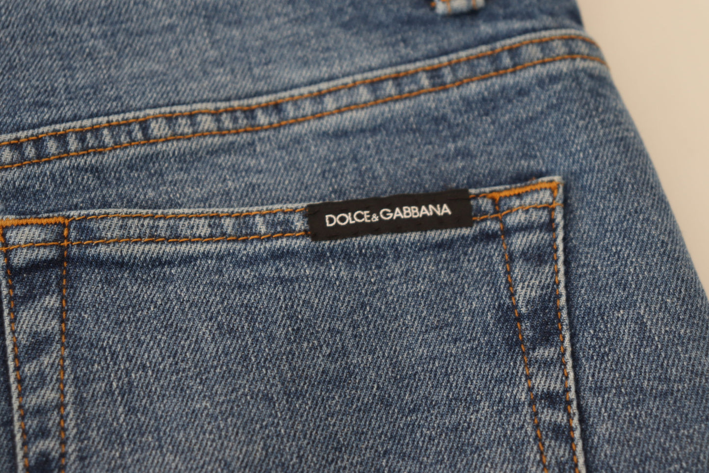 Dolce & Gabbana Chic Blue Denim Pants – Elegance Meets Comfort IT40 / S