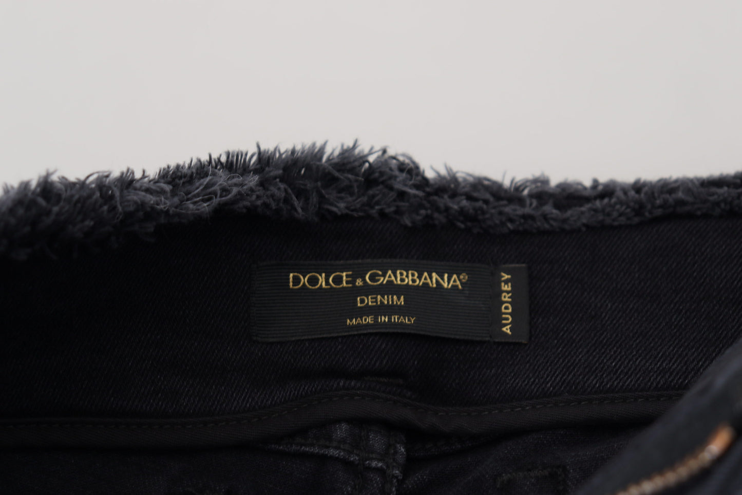 Dolce & Gabbana Sleek Black Denim Pants - Italian Couture IT40 | S