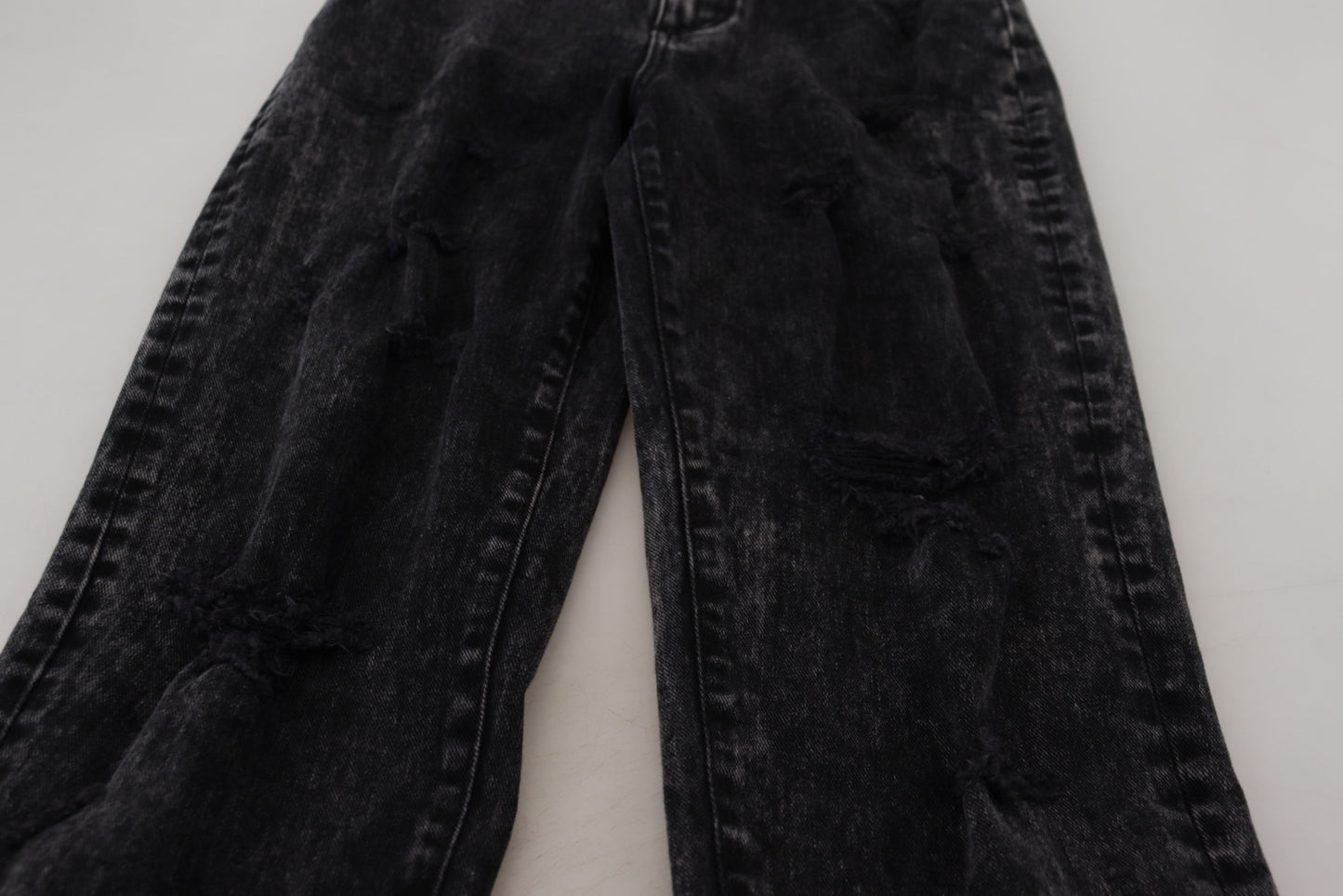 Dolce & Gabbana Elegant Black Denim Pants IT40 | S