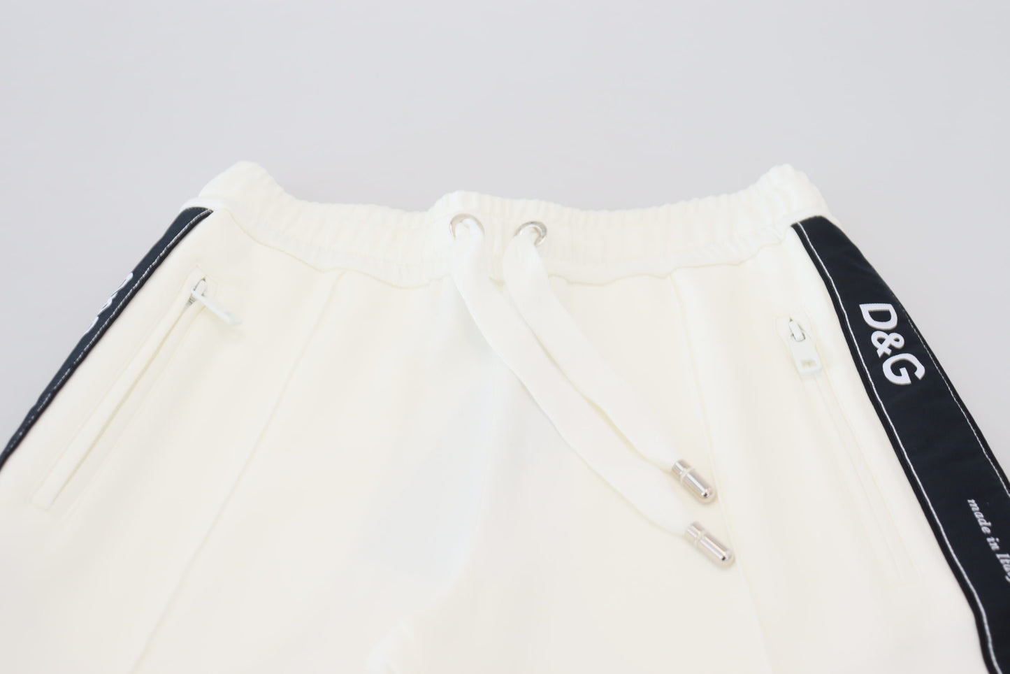 Dolce & Gabbana Chic White Jogger Pants for Elevated Comfort IT36 / XXS