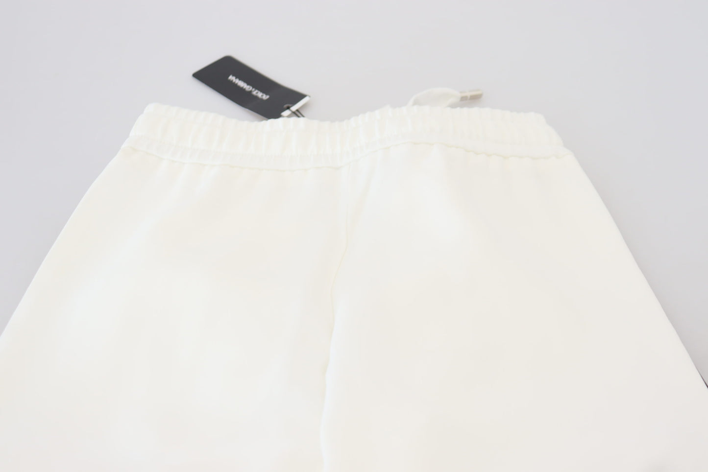 Dolce & Gabbana Chic White Jogger Pants for Elevated Comfort IT36 / XXS