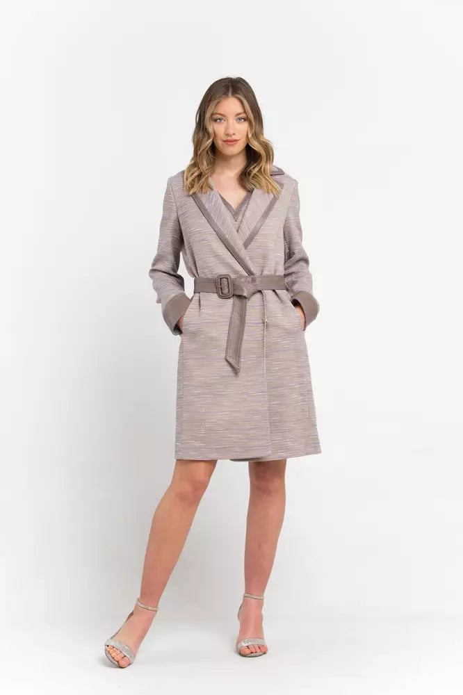 Trussardi Beige Cotton Women Coat IT38 | XS