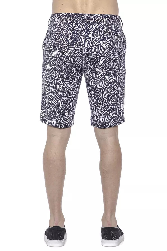 PT Torino Blue Cotton Men's Bermuda Short IT50 | L