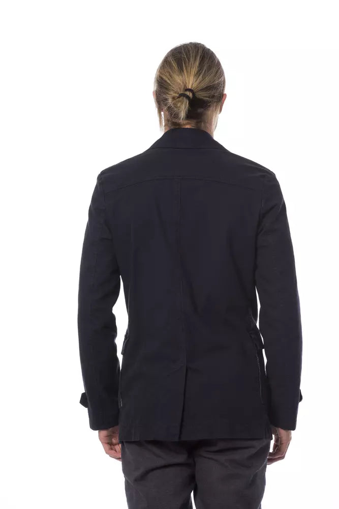 Verri Elegant Double Breasted Blue Blazer IT54 | XXL