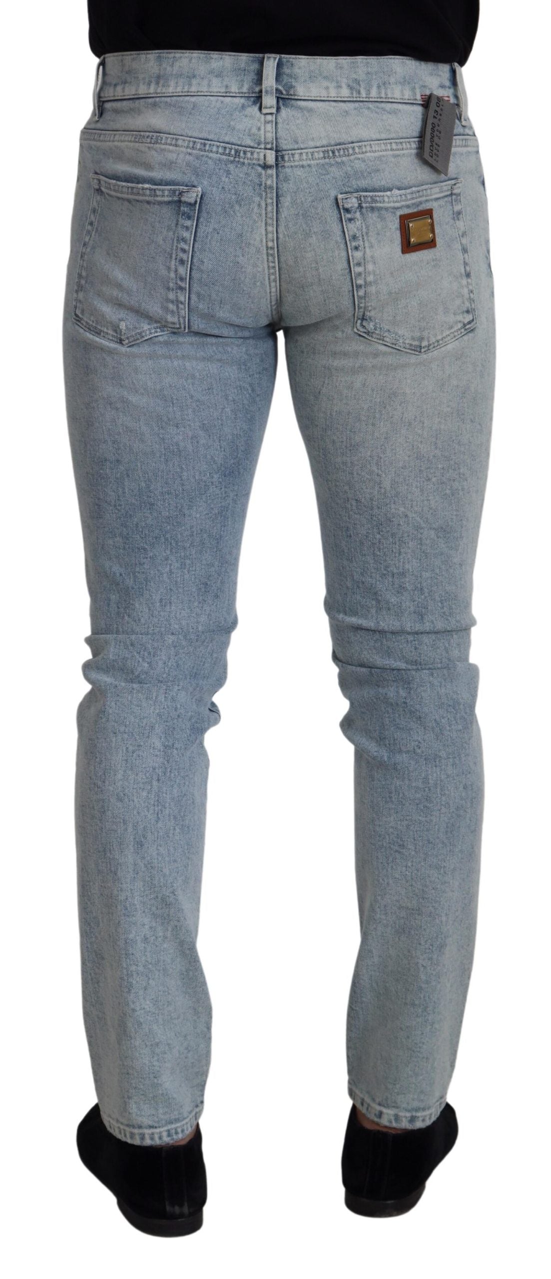 Dolce & Gabbana Classic Light Blue Denim Pants IT46 / S