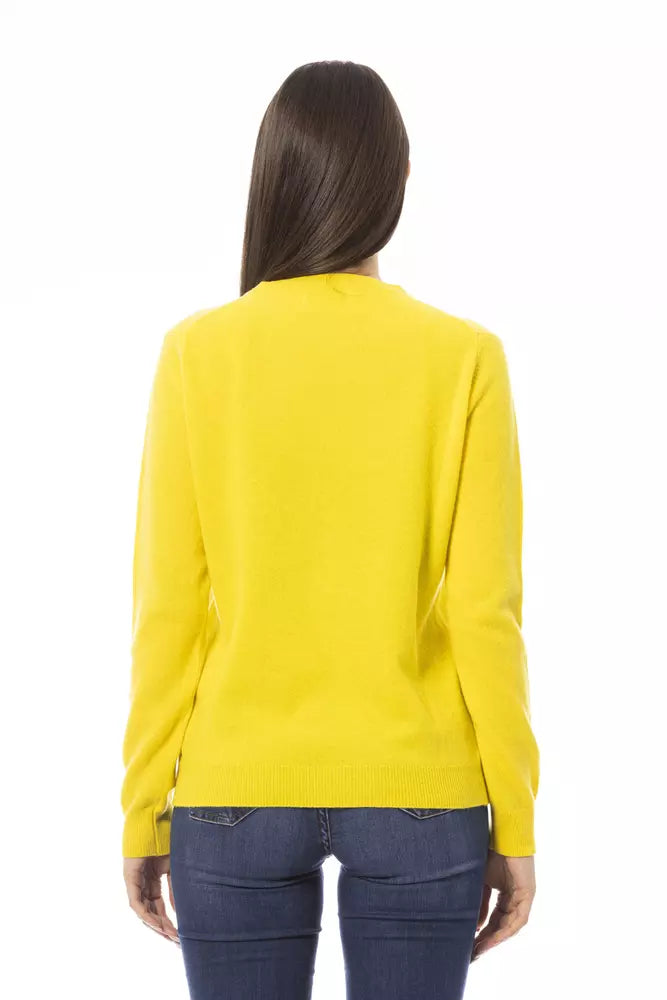 Baldinini Trend Yellow Wool Women Sweater