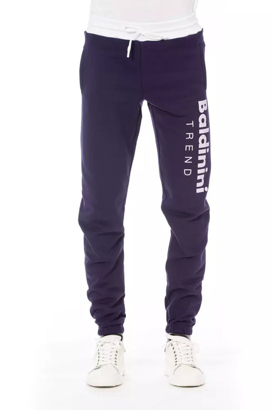 Baldinini Trend Purple Cotton Men Pants