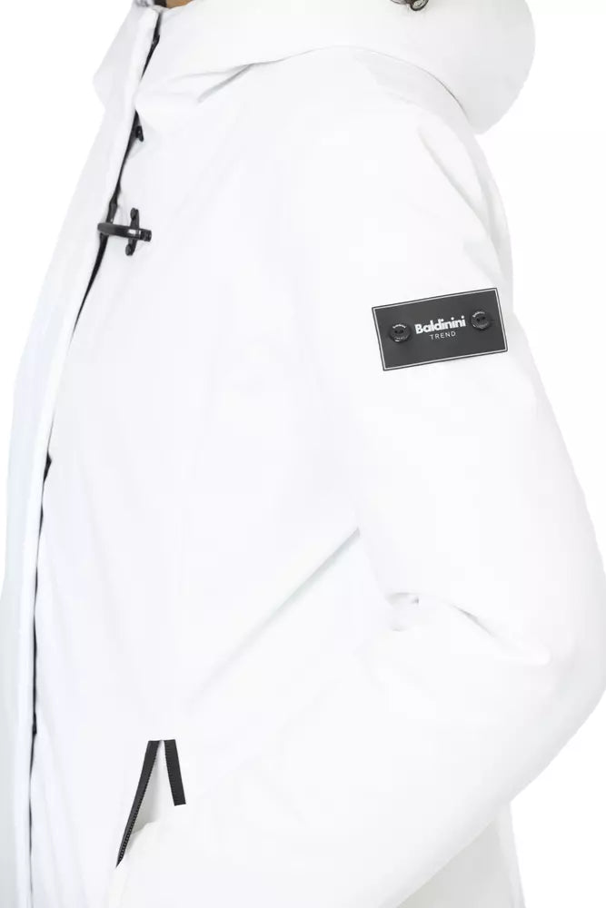 Baldinini Trend White Polyester Women Jacket