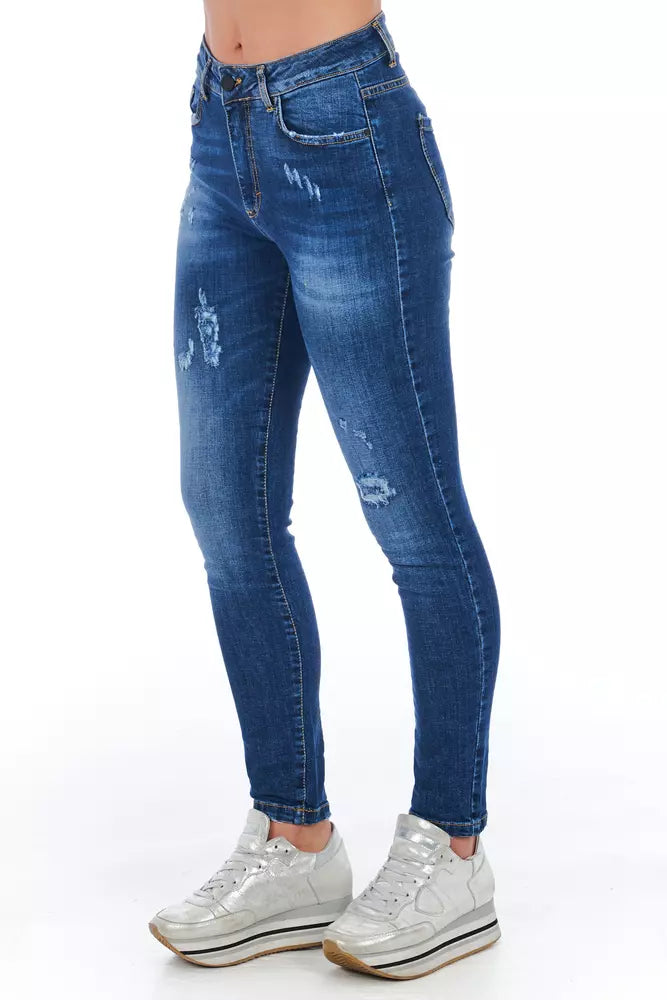 Frankie Morello Blue Denim Women Jeans W27 / IT41