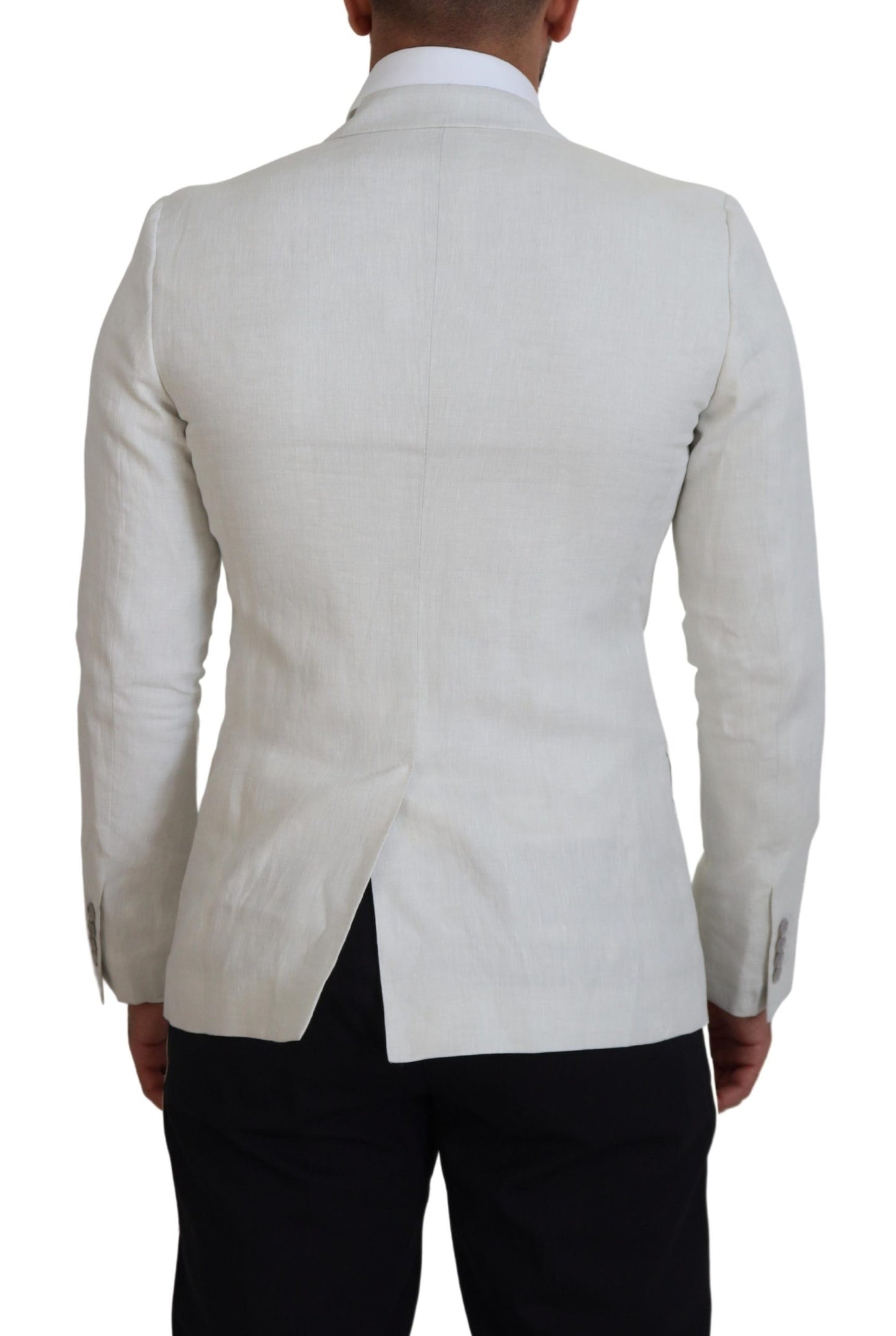 Dolce & Gabbana Elegant White Sicilia Single Breasted Blazer IT44 / XS