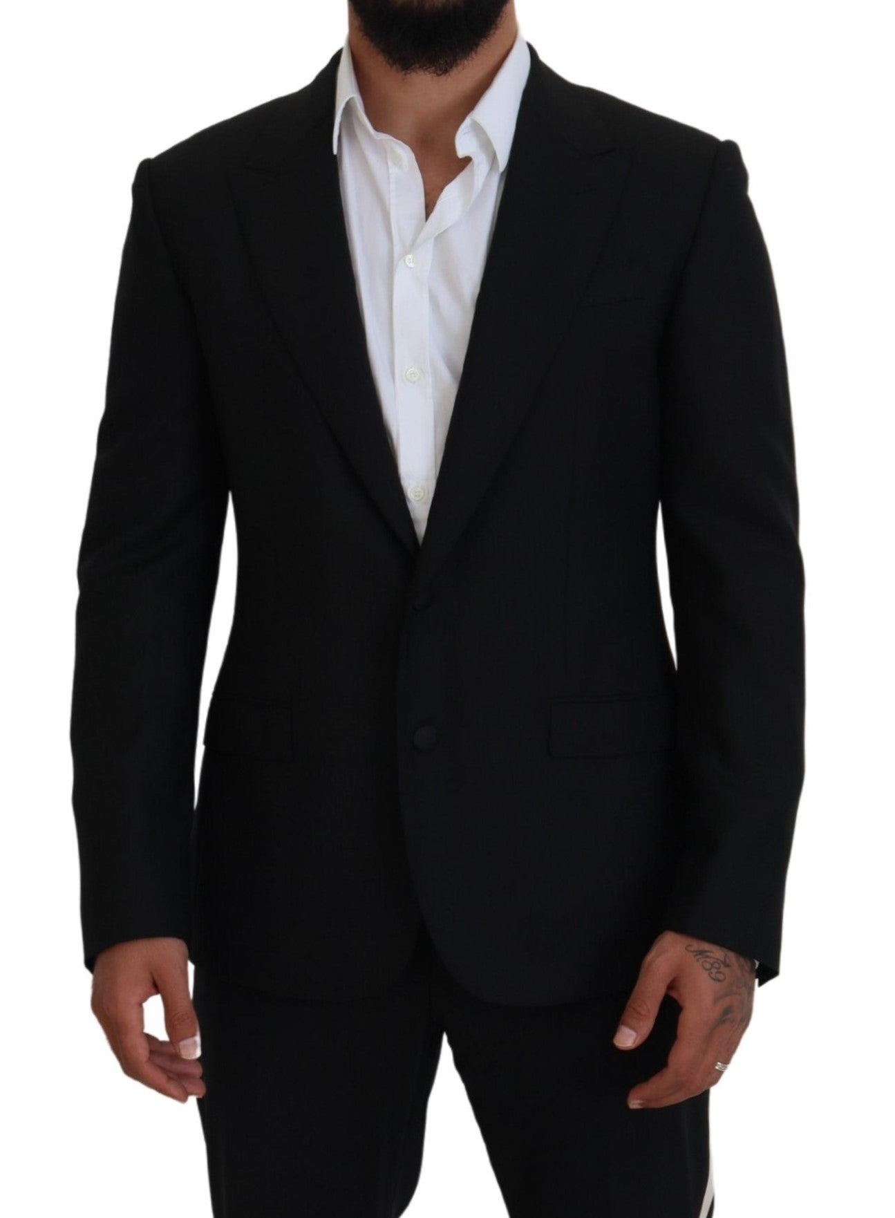 Dolce & Gabbana Elegant Single-Breasted Wool Blend Blazer IT50 / L