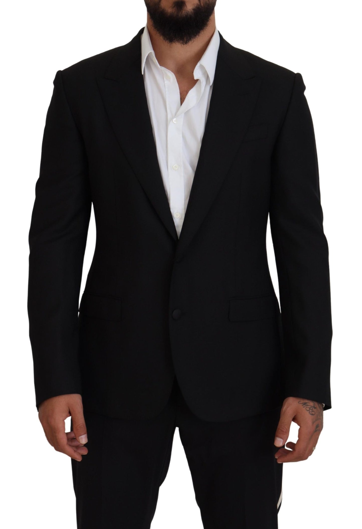 Dolce & Gabbana Elegant Single-Breasted Wool Blend Blazer IT50 / L