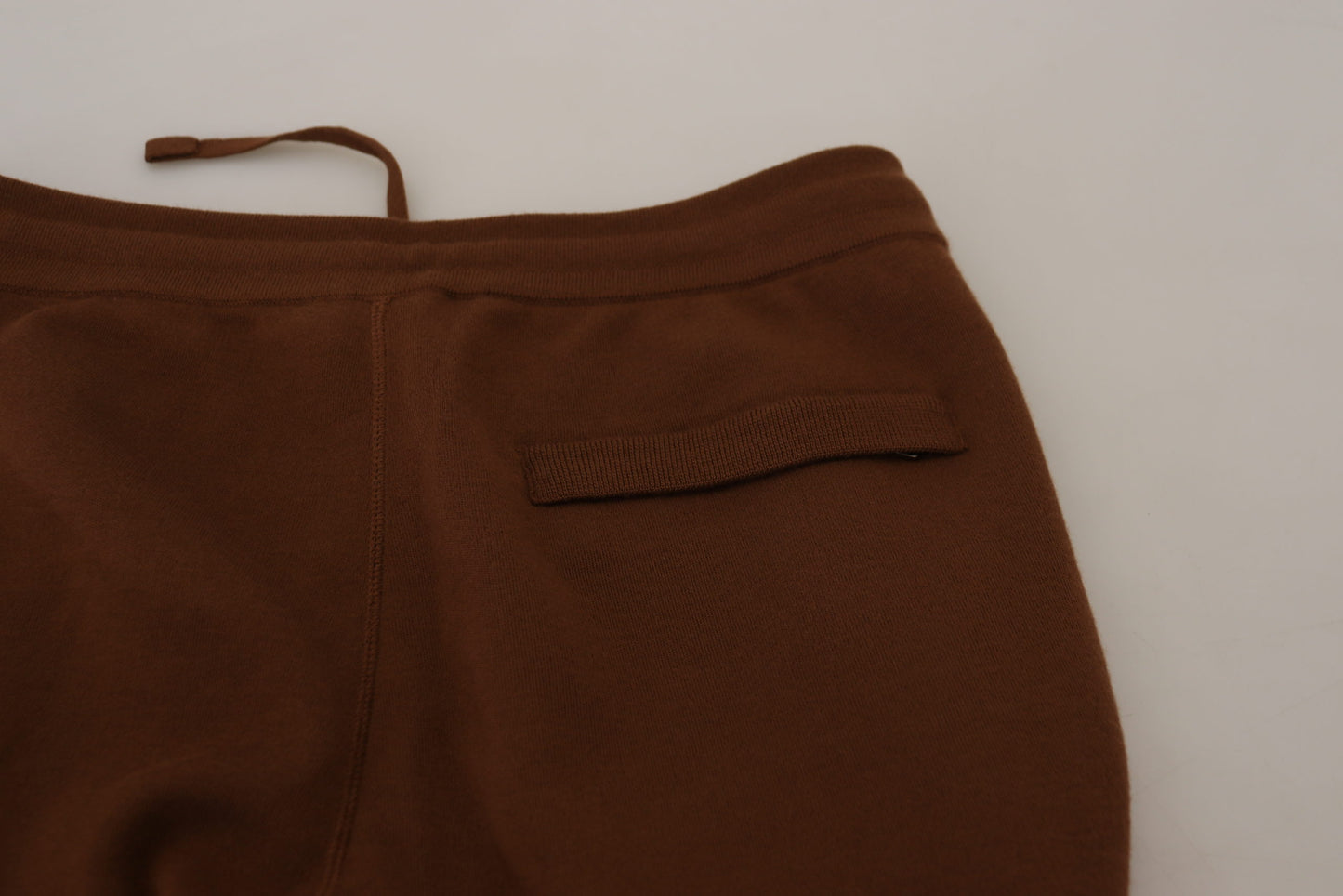 Dolce & Gabbana Elegant Brown Cashmere Jogger Pants IT56 / XL