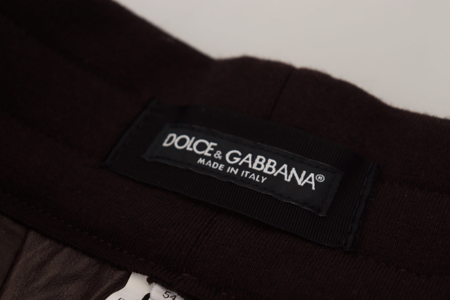 Dolce & Gabbana Stunning Authentic Jogger Pants in Brown IT54 / XL