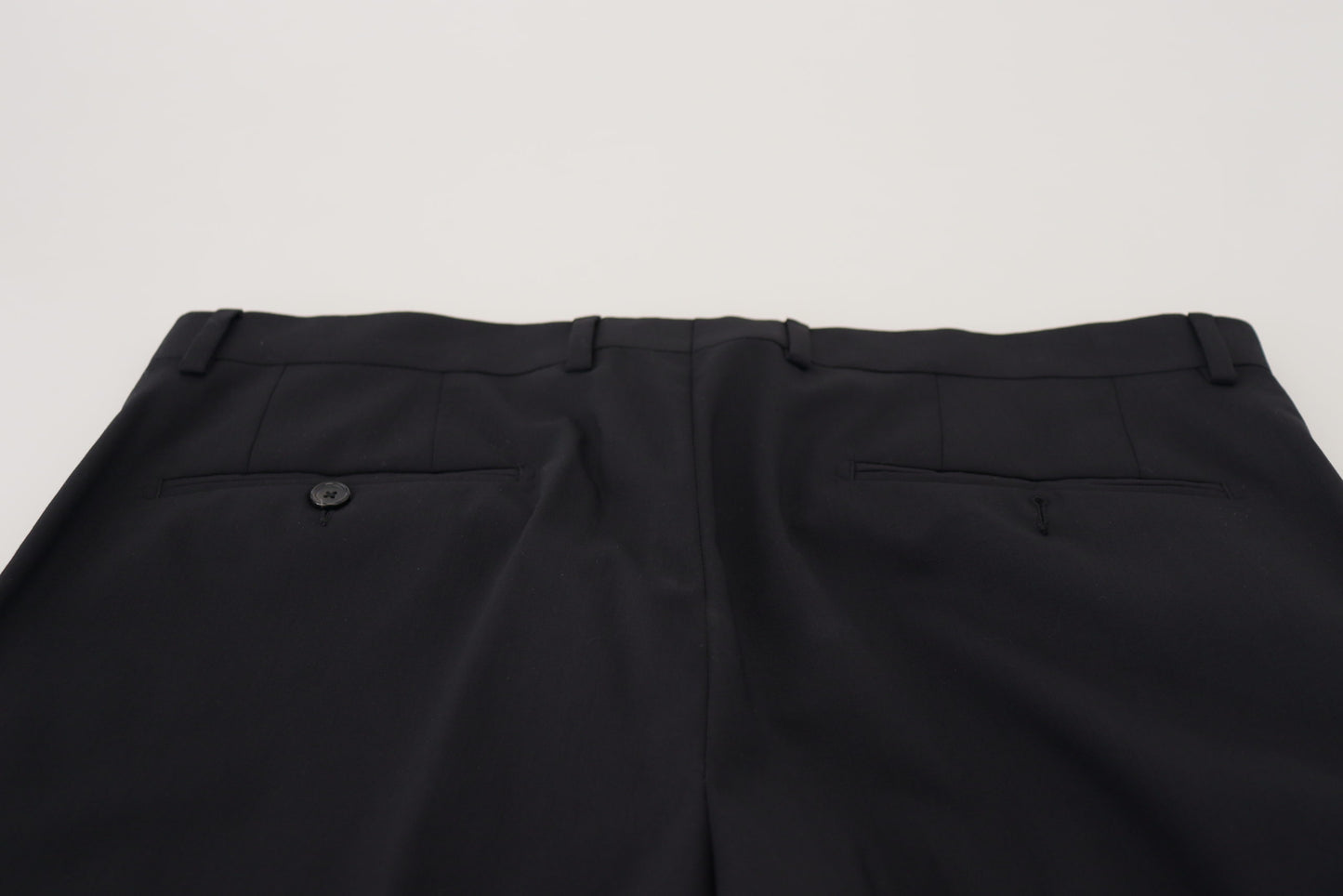 Dolce & Gabbana Elegant Black Wool Blend Trousers IT50 / L