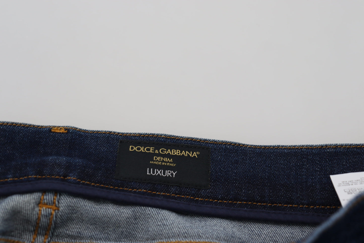 Dolce & Gabbana Elegant Blue Washed Denim Pants IT58 / XXL