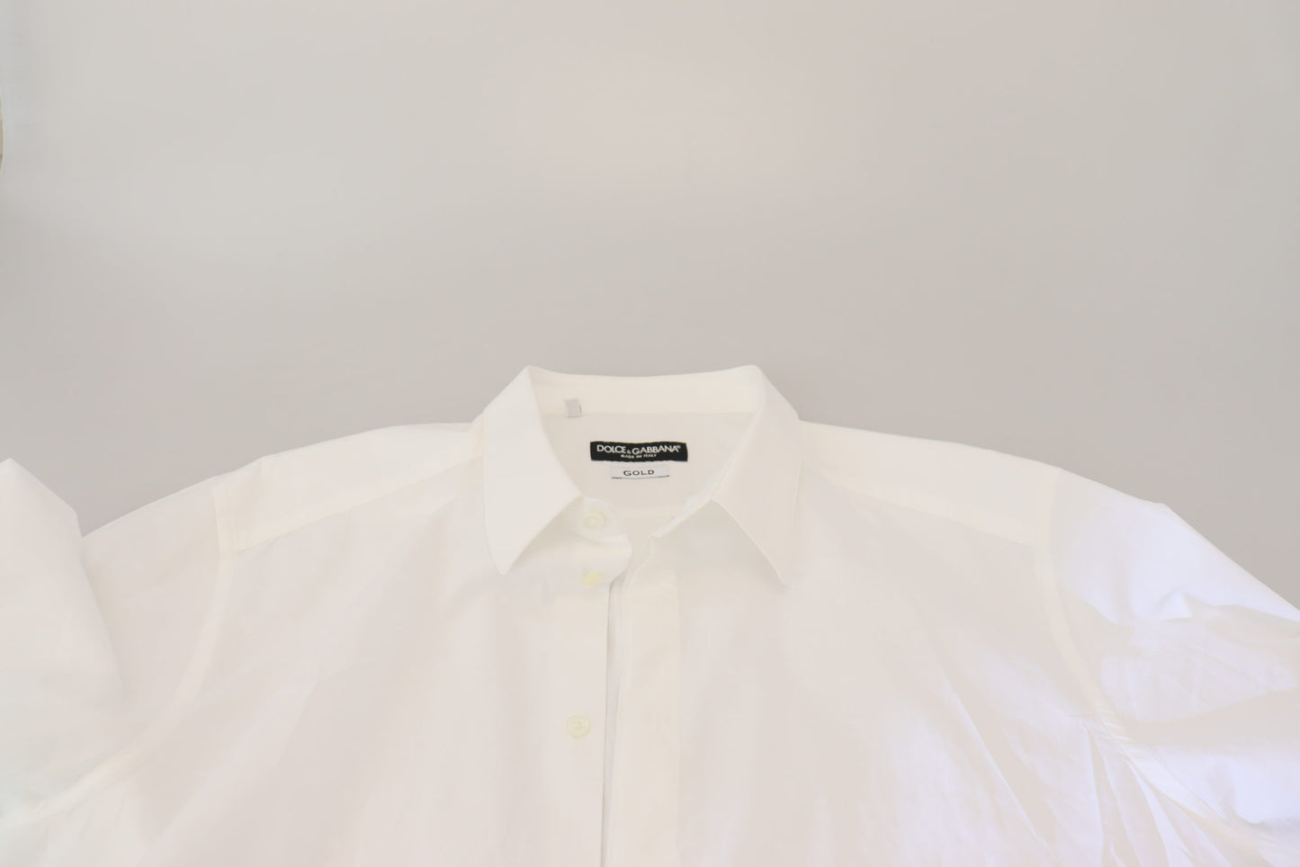 Dolce & Gabbana Elegance Reimagined White Cotton Dress Shirt IT43 / XL