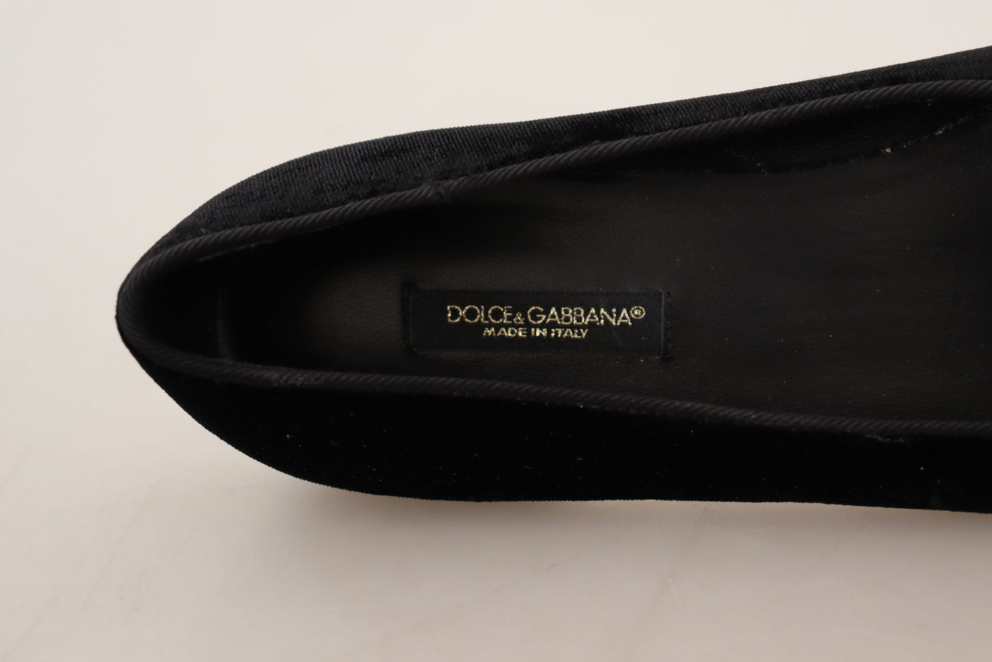 Dolce & Gabbana Elegant Patent Leather Flat Shoes EU35 / US4.5