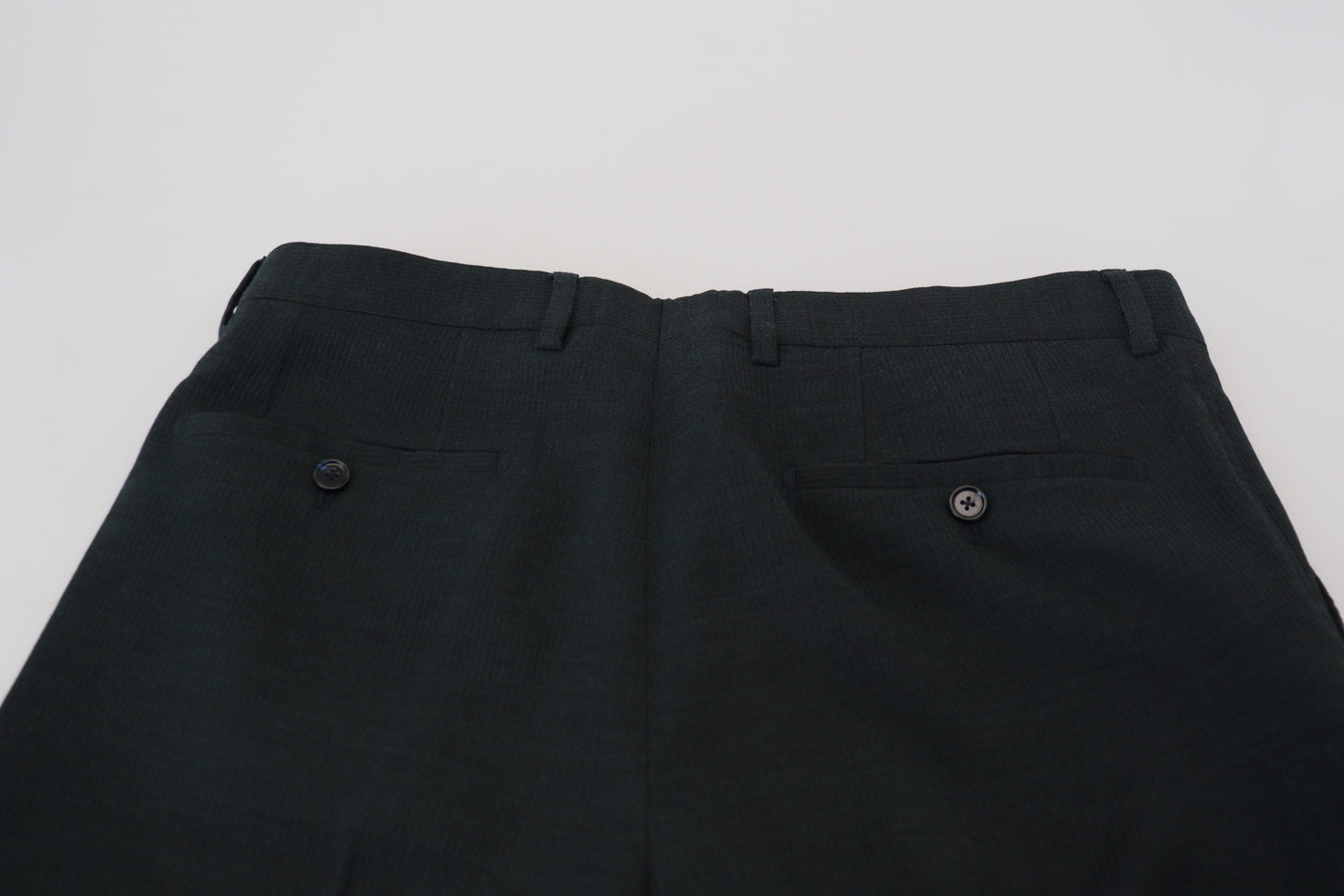 Dolce & Gabbana Elegant Blue Virgin Wool  Trousers IT48 / M