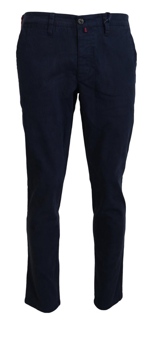 Domenico Tagliente Elegant Sapphire Dress Pants for Men W38