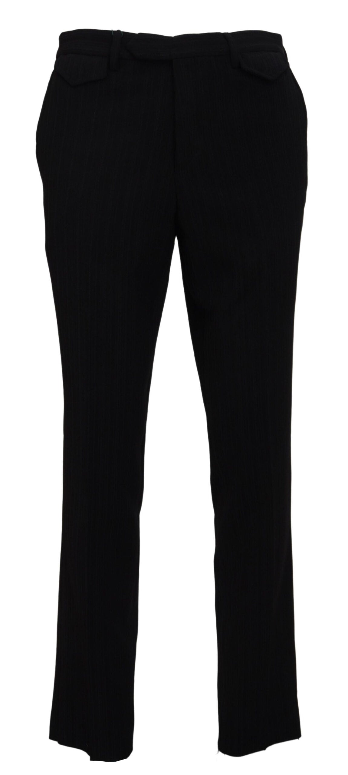 BENCIVENGA Elegant Black Italian Designer Pants IT48 | M