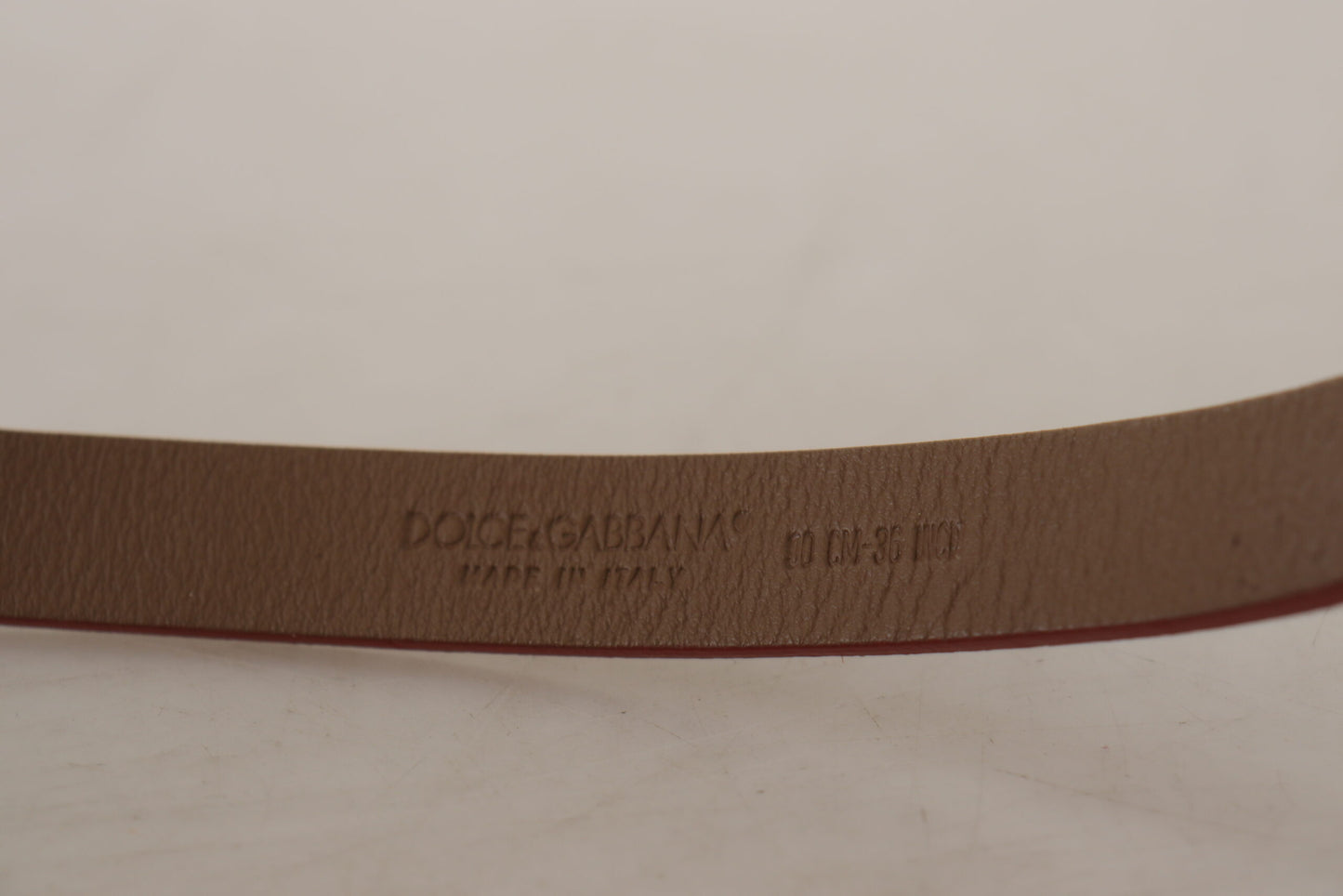 Dolce & Gabbana Chic Suede Belt with Logo Engraved Buckle 90CM / 36 INCHES