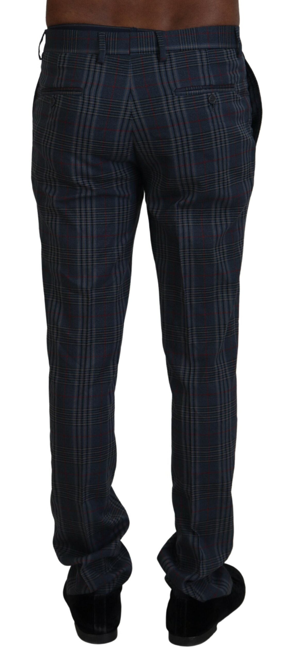 BENCIVENGA Elegant Multicolor Pure Wool Trousers IT46 | S