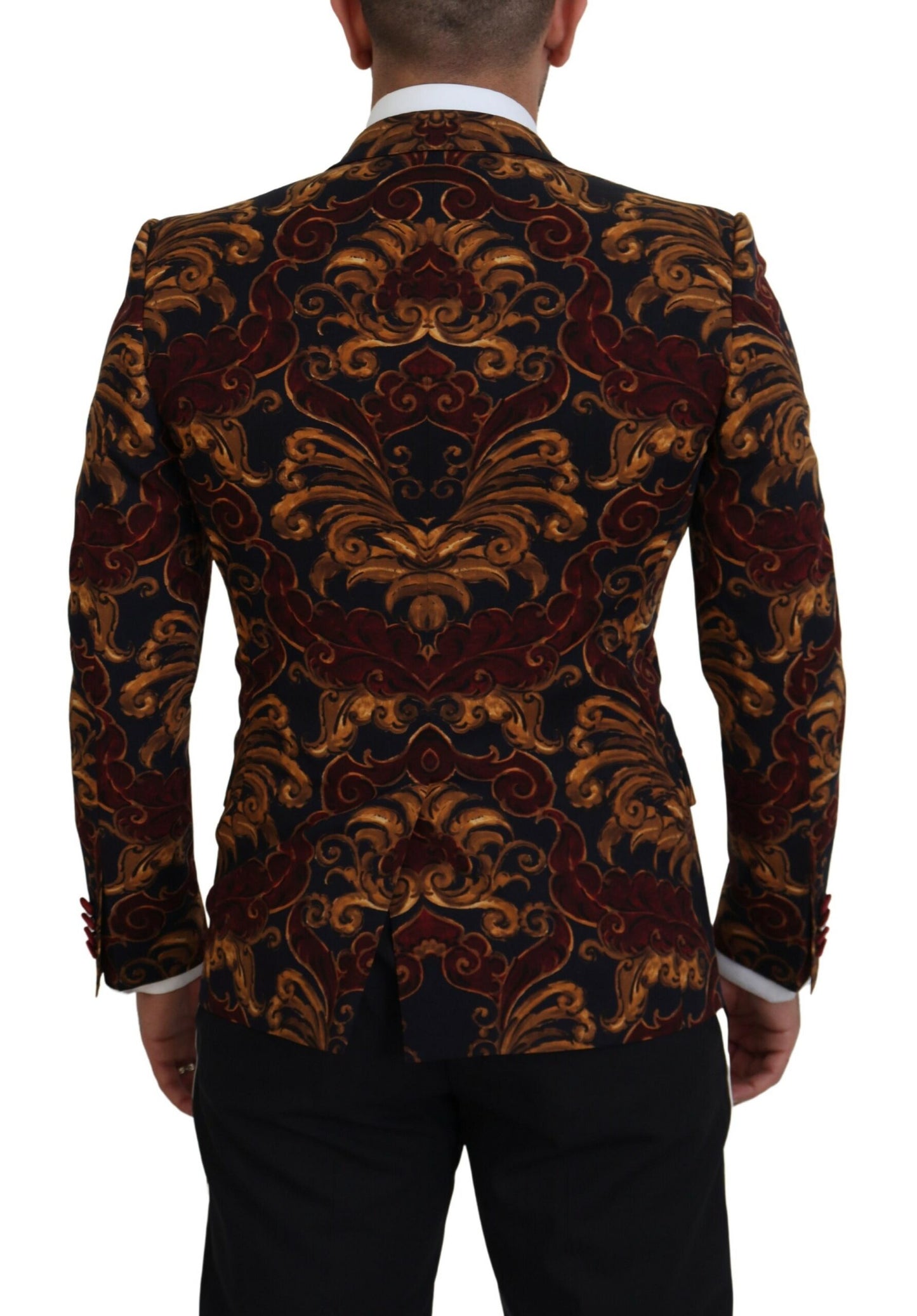 Dolce & Gabbana Elegant Multicolor Wool Blend Blazer IT46 / S