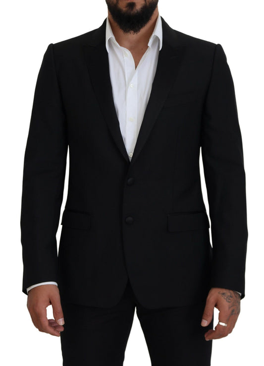 Dolce & Gabbana Elegant Martini Black Formal Blazer IT50 / L